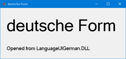 German log output with changes